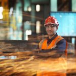 Steel Engineer With Sparks