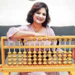 Rashmi with an Abacus – Oct 2022