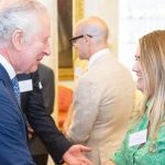 Jemma Simpson meeting HM The King