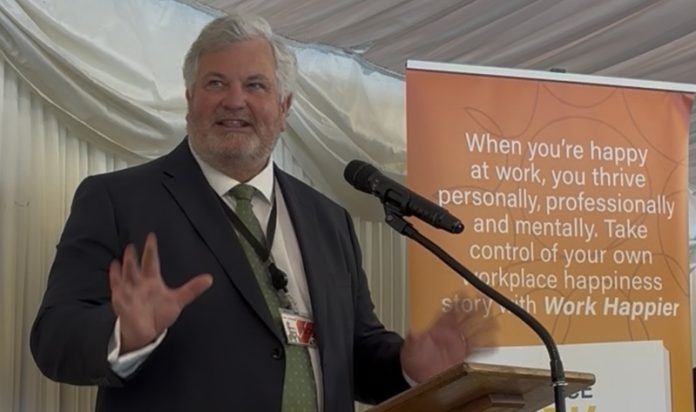 Lord Mark Price speaking about World Happiness Charter in the House of Lords
