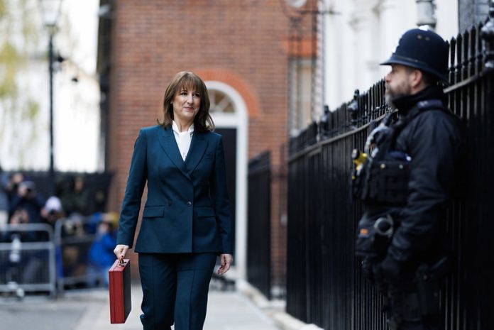 Chancellor Rachel Reeves before delivering Autumn Budget 2025