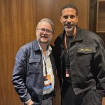 Rio Ferdinand with SMEWeb editor Dan Martin