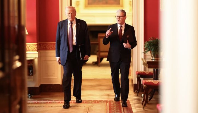 Prime Minister Keir Starmer meets Donald Trump, the President of the United States of America for a bilateral meeting at the White House. Picture by Simon Dawson / No 10 Downing Street Prime Minister Keir Starmer meets Donald Trump, the President of the United States of America for a bilateral meeting at the White House. Picture by Simon Dawson / No 10 Downing Street