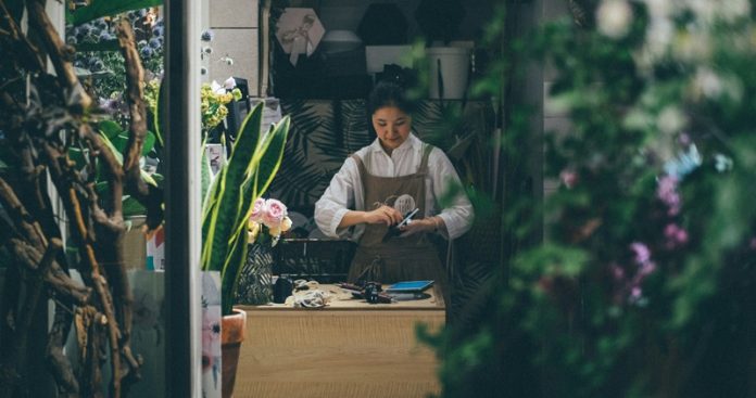 female small business owner entrepreneur
