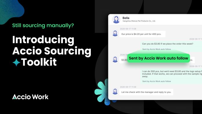 Advertorial image - Accio Sourcing Toolkit