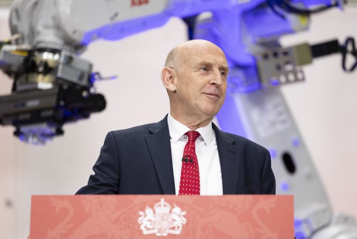 Chancellor John Healey delivers a growth speech at the Manufacturing Technology Centre in Coventry. Picture by Kirsty O'Connor / Treasury Chancellor John Healey delivers a growth speech at the Manufacturing Technology Centre in Coventry. Picture by Kirsty O'Connor / Treasury