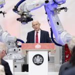 Chancellor John Healey delivers a growth speech at the Manufacturing Technology Centre in Coventry. Picture by Kirsty O’Connor / Treasury